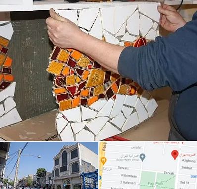 آموزشگاه کاشی شکسته در افسریه