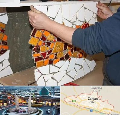 آموزشگاه کاشی شکسته در زنجان