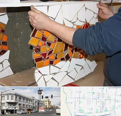 آموزشگاه کاشی شکسته در 17شهریور