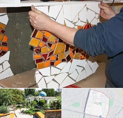 آموزشگاه کاشی شکسته در باغمیشه تبریز