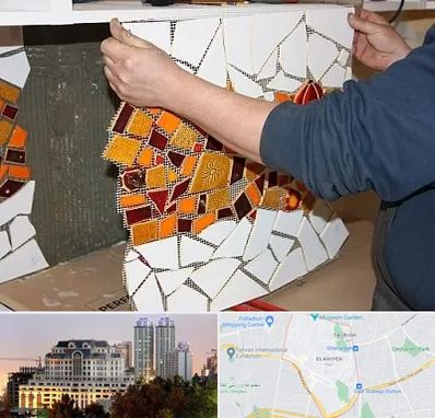 آموزشگاه کاشی شکسته در فرشته 