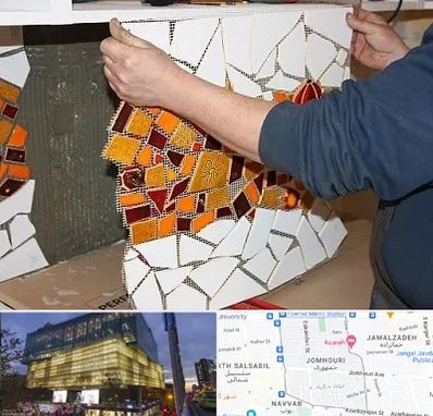 آموزشگاه کاشی شکسته در جمهوری