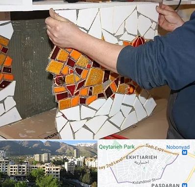 آموزشگاه کاشی شکسته در اختیاریه