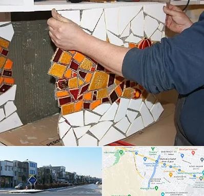 آموزشگاه کاشی شکسته در شریعتی مشهد