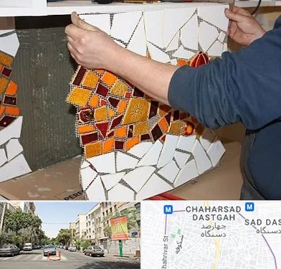 آموزشگاه کاشی شکسته در چهارصد دستگاه