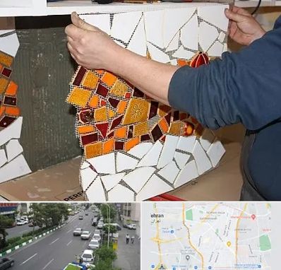 آموزشگاه کاشی شکسته در ستارخان 