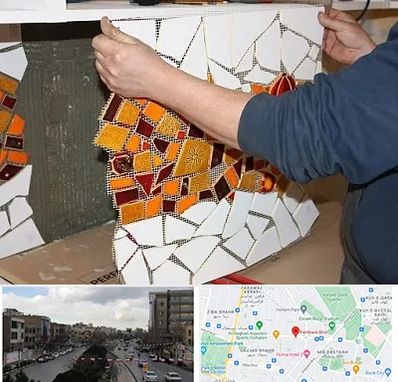 آموزشگاه کاشی شکسته در بلوار فردوسی مشهد