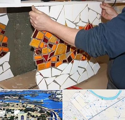 آموزشگاه کاشی شکسته در کوروش اهواز