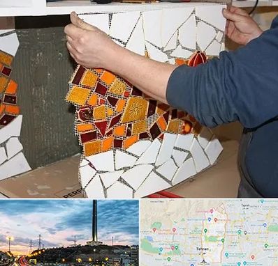 آموزشگاه کاشی شکسته در منطقه 2 تهران