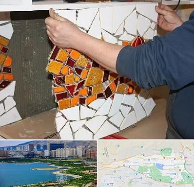 آموزشگاه کاشی شکسته در منطقه 22 تهران