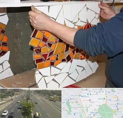 آموزشگاه کاشی شکسته در منطقه 17 تهران