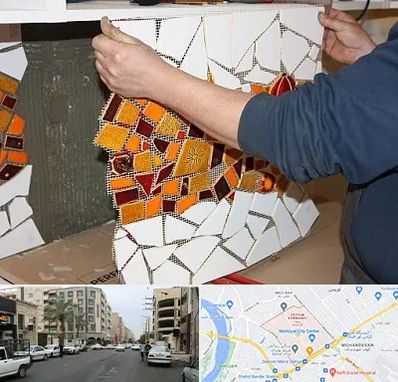 آموزشگاه کاشی شکسته در زیتون کارمندی اهواز