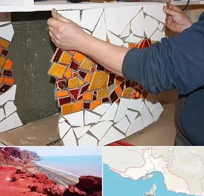 آموزشگاه کاشی شکسته در هرمزگان