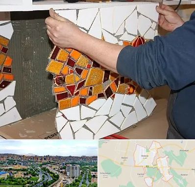 آموزشگاه کاشی شکسته در شهریار