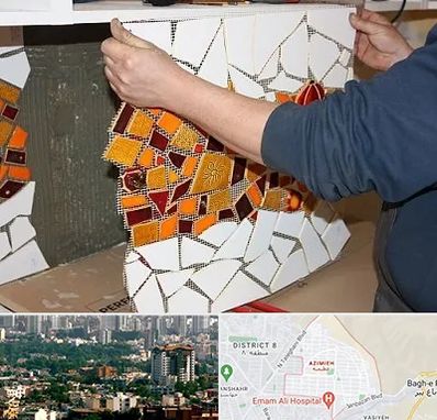 آموزشگاه کاشی شکسته در عظیمیه کرج