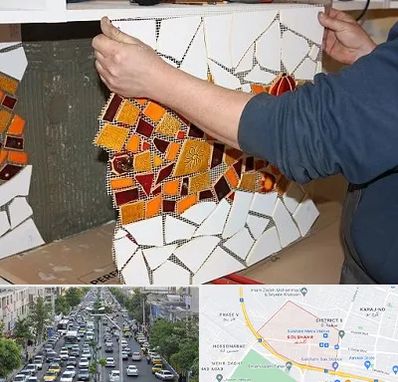 آموزشگاه کاشی شکسته در گلشهر کرج