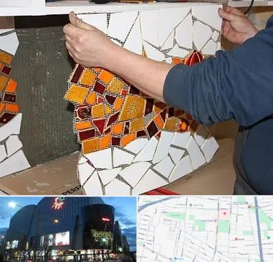 آموزشگاه کاشی شکسته در بلوار اباذر