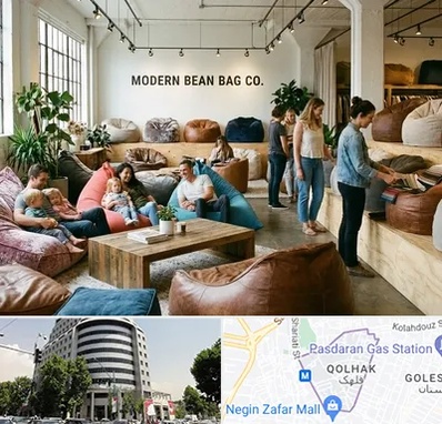 فروش مبل شنی در قلهک 