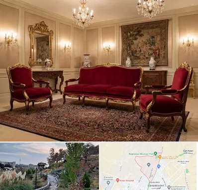 فروش مبل سلطنتی در باغستان کرج