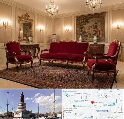 فروش مبل سلطنتی در کارگر جنوبی 