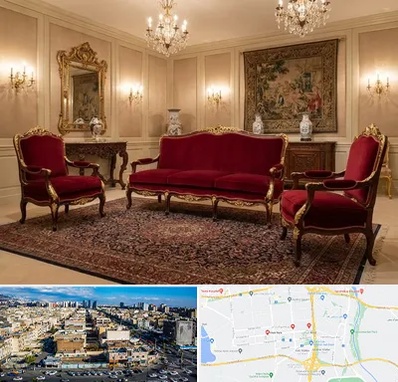 فروش مبل سلطنتی در شهرک راه آهن 