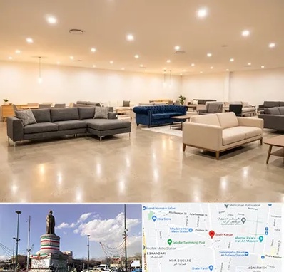 فروش کاناپه در کارگر جنوبی 