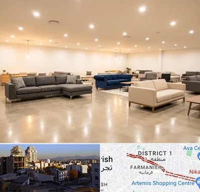 فروش کاناپه در فرمانیه