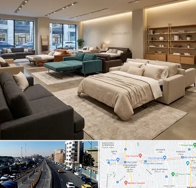 فروش مبل تخت خواب شو در پیروزی