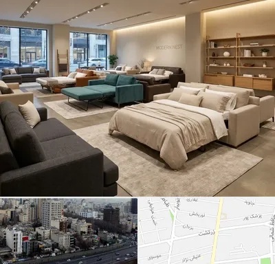فروش مبل تخت خواب شو در زرتشت