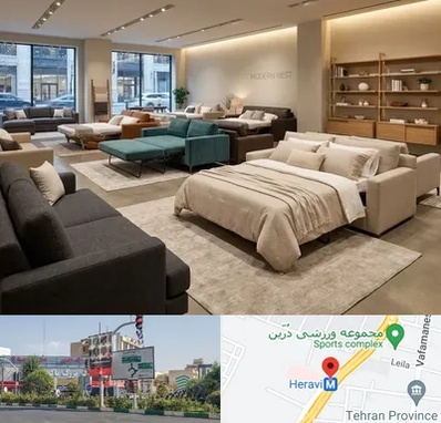 فروش مبل تخت خواب شو در هروی 