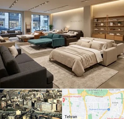 فروش مبل تخت خواب شو در مرزداران