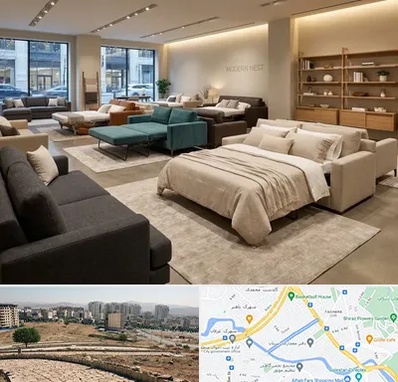 فروش مبل تخت خواب شو در کوی وحدت شیراز 