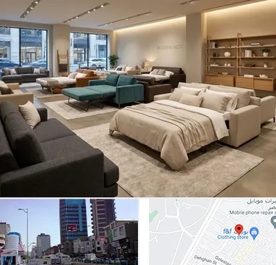 فروش مبل تخت خواب شو در چهارراه طالقانی کرج 
