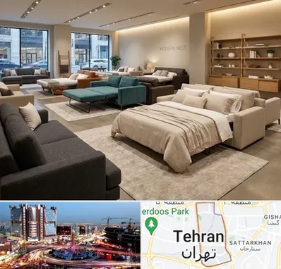 فروش مبل تخت خواب شو در صادقیه
