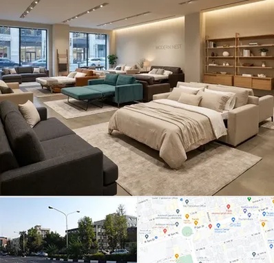 فروش مبل تخت خواب شو در میدان کاج