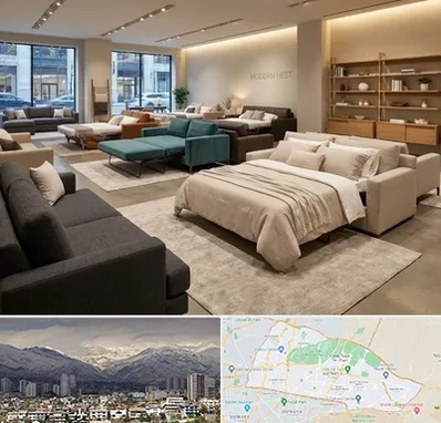 فروش مبل تخت خواب شو در منطقه 4 تهران