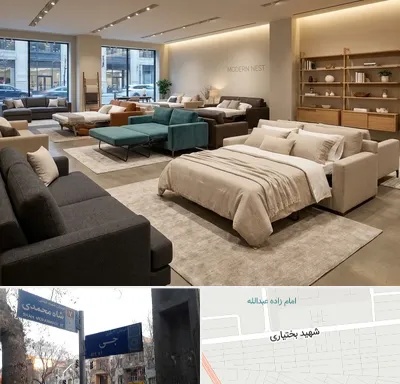 فروش مبل تخت خواب شو در سی متری جی