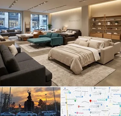 فروش مبل تخت خواب شو در میدان حر