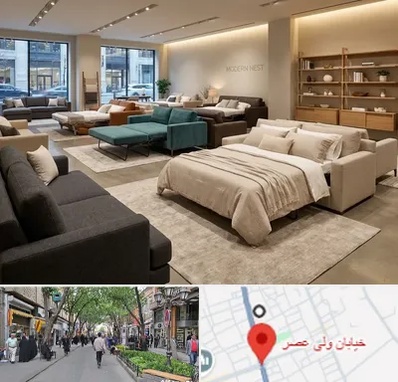 فروش مبل تخت خواب شو در ولیعصر شهریار
