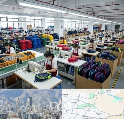 تولیدی کیف مدرسه در شمال شرق تهران