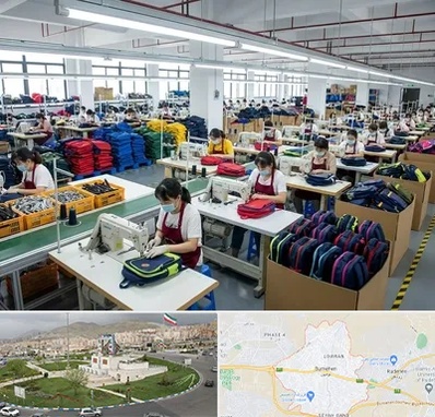 تولیدی کیف مدرسه در بومهن
