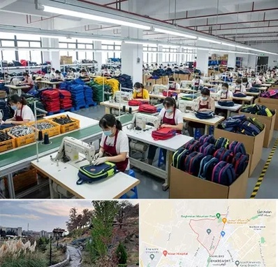 تولیدی کیف مدرسه در باغستان کرج 