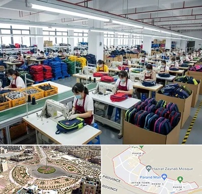 تولیدی کیف مدرسه در پرند