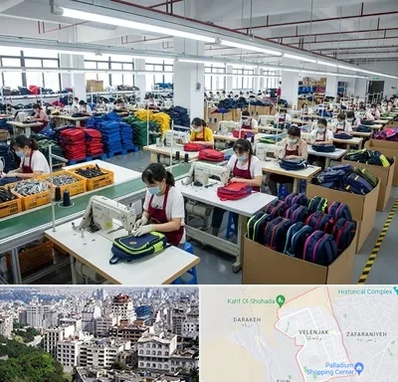 تولیدی کیف مدرسه در ولنجک