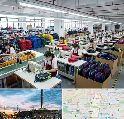 تولیدی کیف مدرسه در منطقه 2 تهران