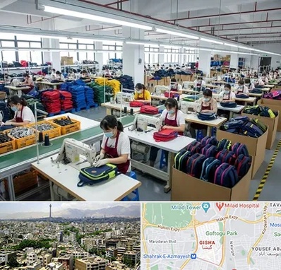تولیدی کیف مدرسه در گیشا