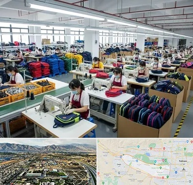 تولیدی کیف مدرسه در منطقه 21 تهران 