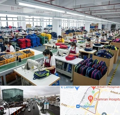 تولیدی کیف مدرسه در اقدسیه 