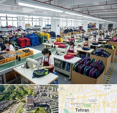 تولیدی کیف مدرسه در شمال تهران