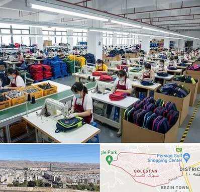 تولیدی کیف مدرسه در شهرک گلستان شیراز 